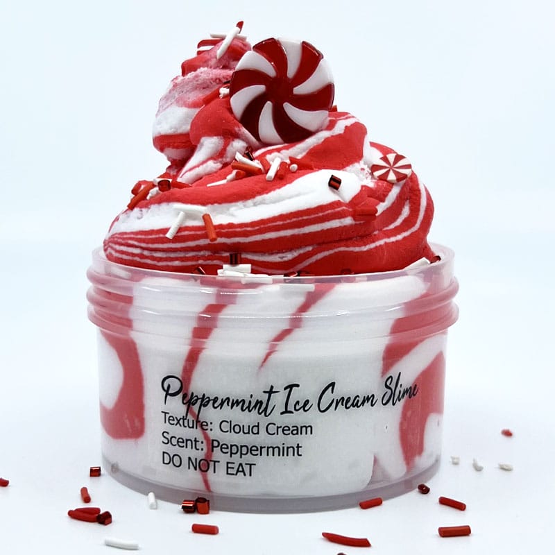 Peppermint Ice Cream Scented Slime
