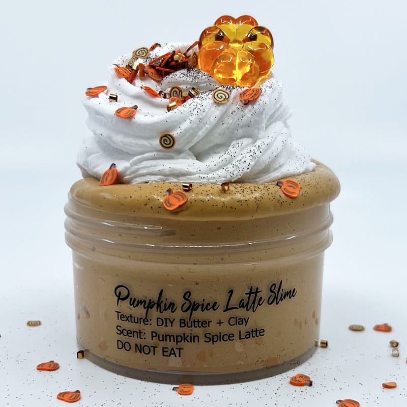 Pumpkin Spice Latte DIY Scented Slime