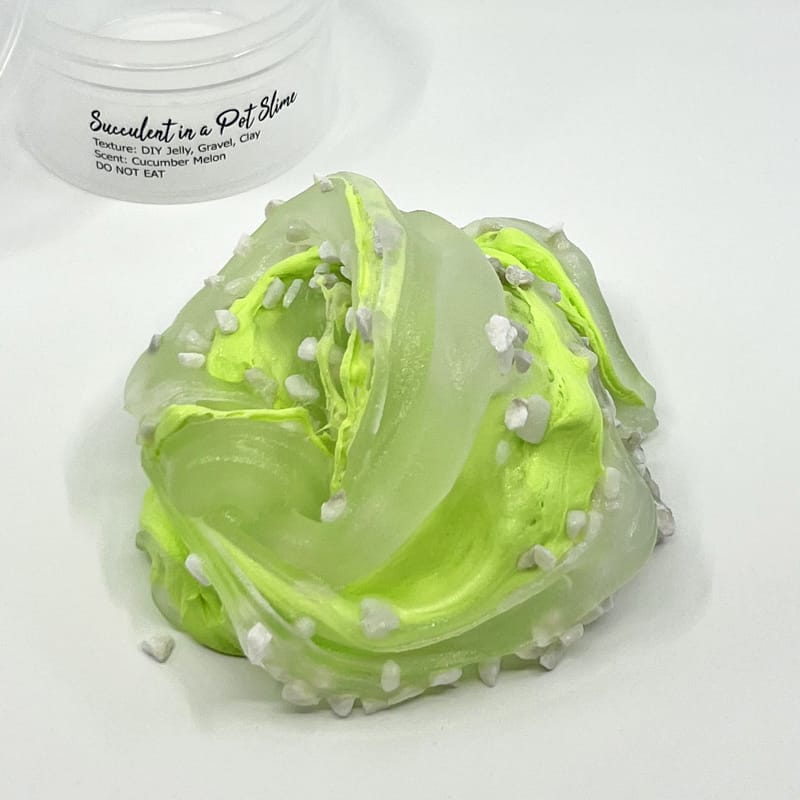 Succulent in a Pot DIY Slime - Image 5