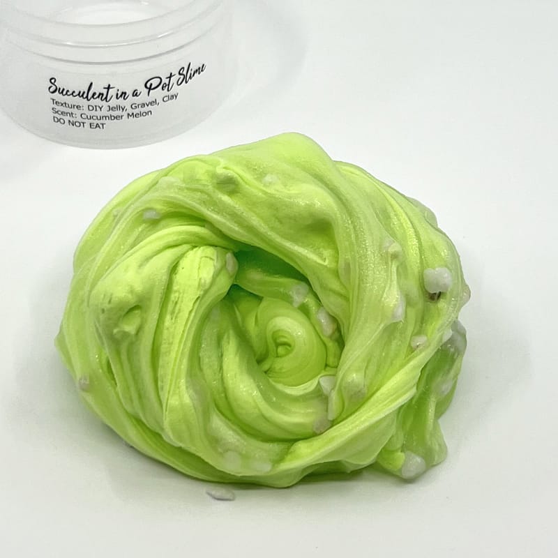 Succulent in a Pot DIY Slime - Image 6