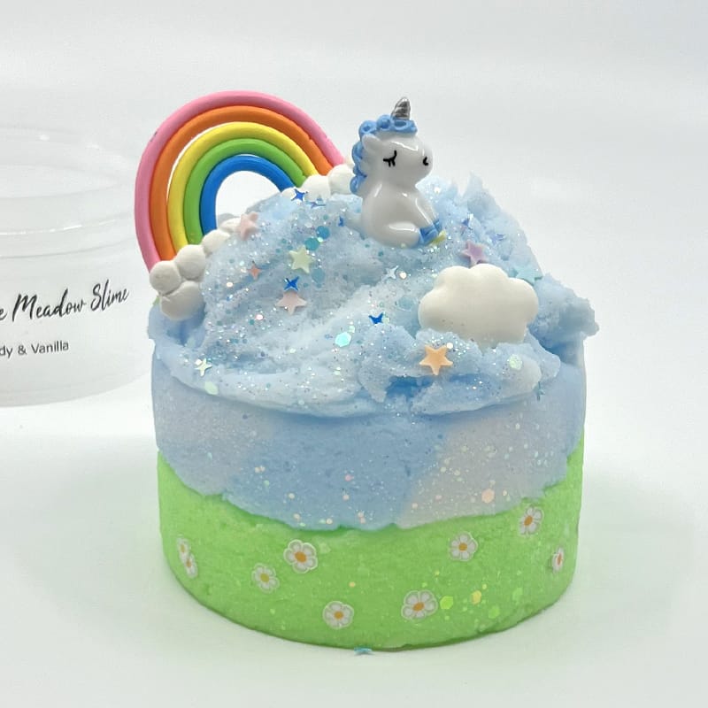 Unicorn in the Meadow Cloud Slime - Image 2